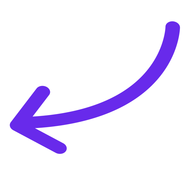 curved purple arrow