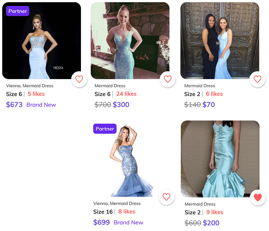 Search results for light blue mermaid dress